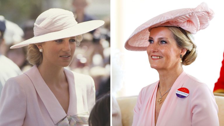 Duchess Sophie’s pop of pink dress is almost identical to Princess Diana’s