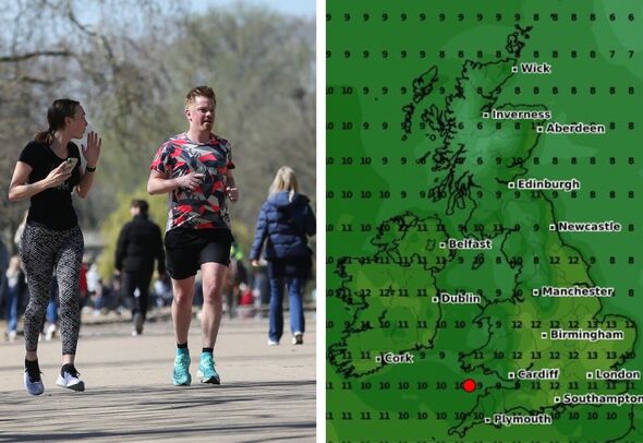 Hot weather: Britons to bask in 16C heat within hours – see how hot your area will be