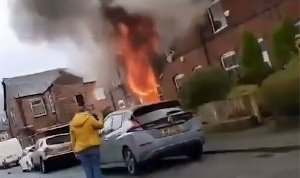 Manchester ‘gas explosion’ latest: Bury school evacuated as woman seriously injured