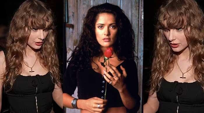Taylor Swift looks drop dead gorgeous as she channels Salma Hayek in latest outing