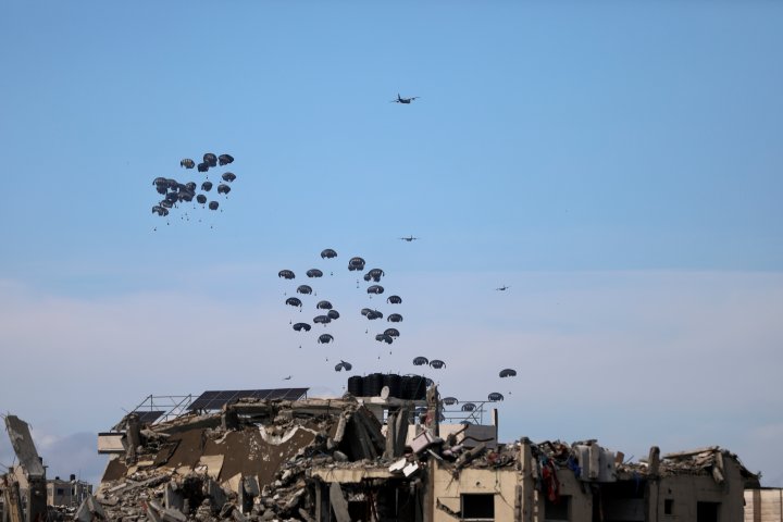 At least 5 killed in Gaza after airdrop aid parachutes fail to deploy
