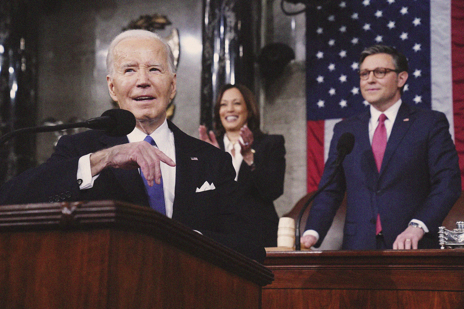 Biden turns on charm and confronts GOP hecklers; Sen. Katie Britt delivers intense response
