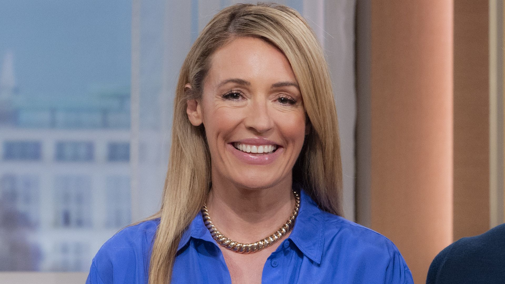 Cat Deeley stuns in incredible fitted vinyl trousers and killer boots