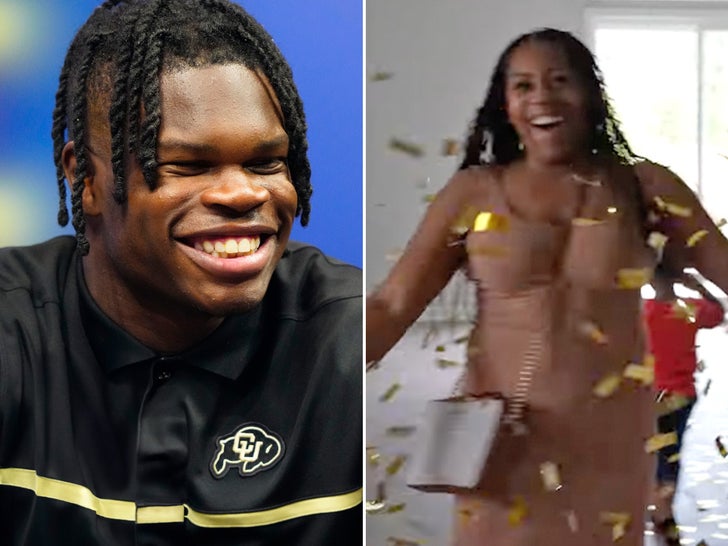 Colorado College FB Star Travis Hunter Surprises Mom W/ Dream Home