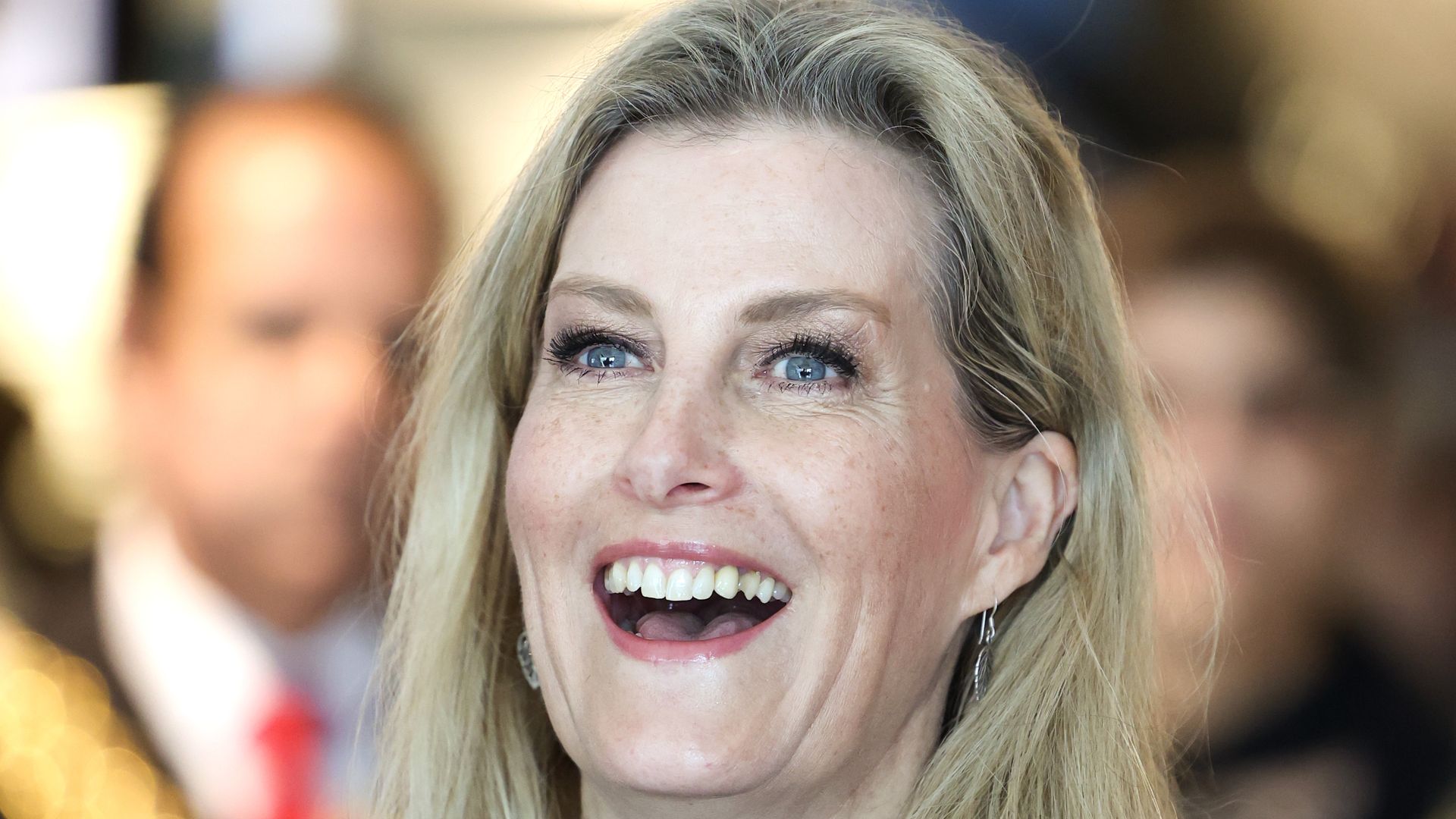 Duchess Sophie rocks trendy trainers and cinched blazer