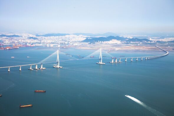 Famous country’s incredible £1bn bridge that’s a ridiculous 13.2 miles long