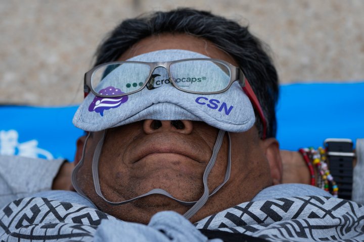 Hundreds in Mexico City take a ‘mass nap’ to commemorate World Sleep Day