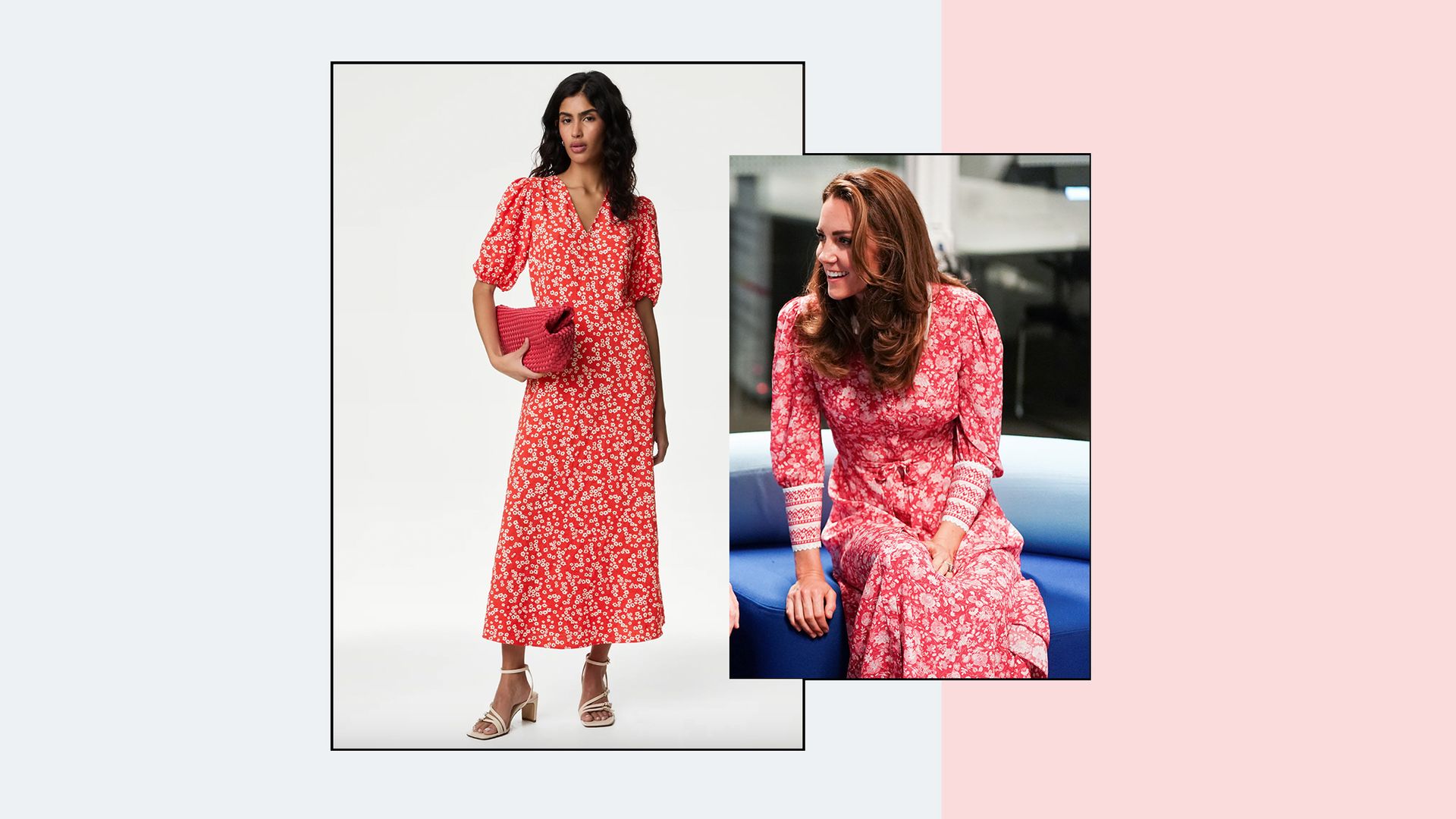 Is it just me or does this new £39 Marks & Spencer red floral dress look familiar?