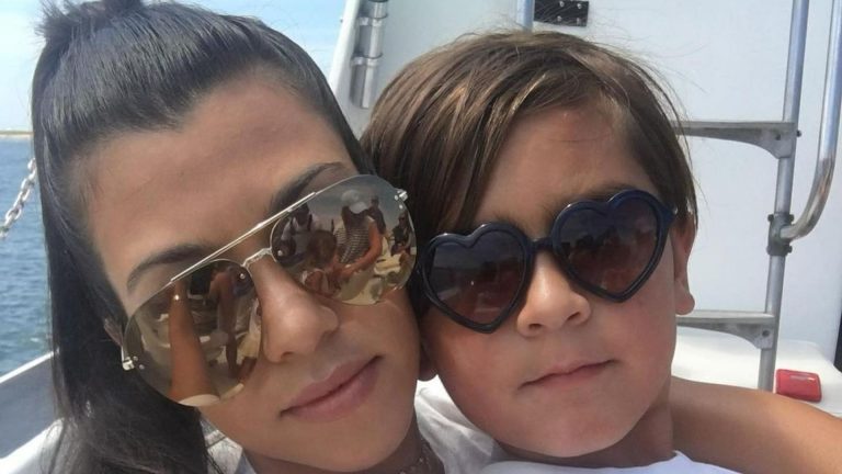 Kourtney Kardashian’s son Mason, 14, reveals bold new look in very rare appearance