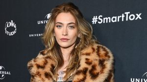 Paris Jackson looks incredible in cut-out mini dress at PFW – wait ’til you see her quirky accessory
