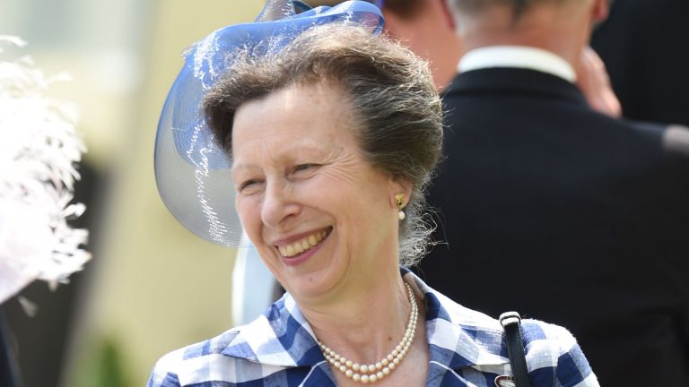 Princess Anne is a diamond in Dubai wearing 46-year-old dress she first wore in her twenties