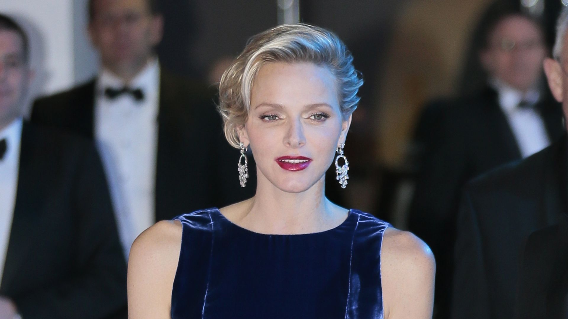 Princess Charlene’s most glamorous moment dripping in diamonds and Dior will make you double take