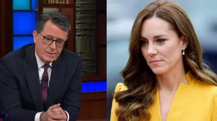 Stephen Colbert reacts to backlash over cruel jokes about ailing Kate Middleton