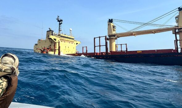 UK cargo ship ‘sunk in Red Sea’ after devastating Houthi attack from Yemen