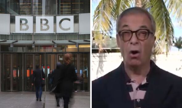 ‘We never hear far-left!’ Nigel Farage lashes out at BBC for calling Reform UK ‘far-right’