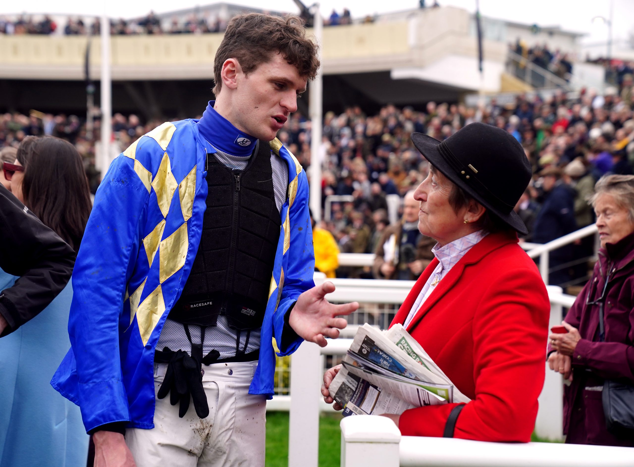 ‘World’s tallest jockey’ ‘wins’ on Cheltenham debut – but all is not as it seems