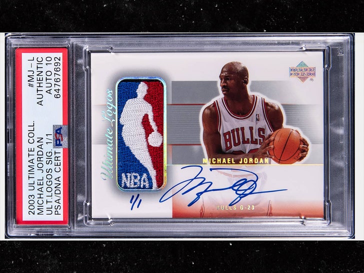 1 of 1 Michael Jordan Logoman Card Hits Auction, Bidding Starts At 5k!
