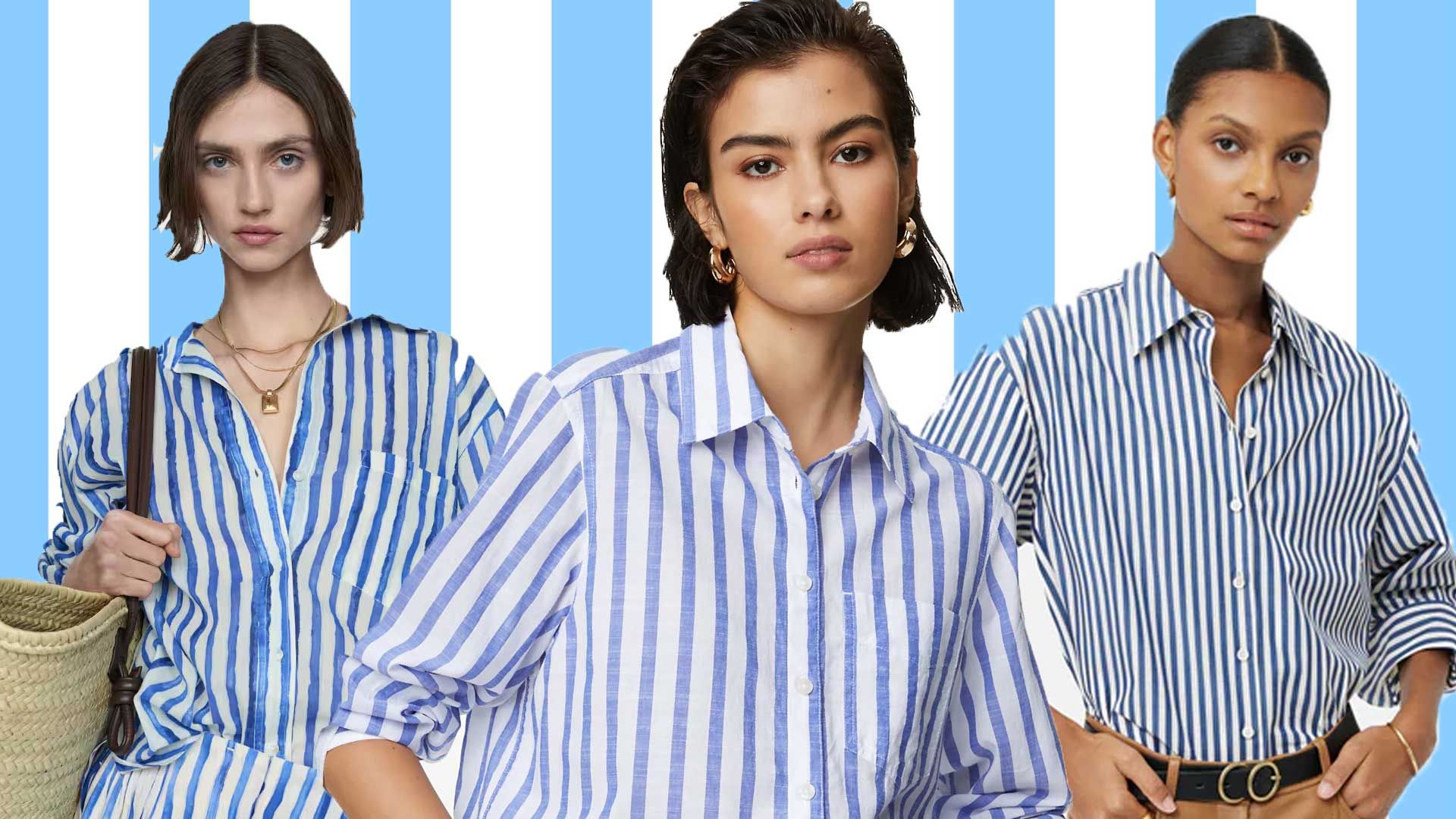 9 blue & white striped shirts you’ll repeat-wear throughout 2024