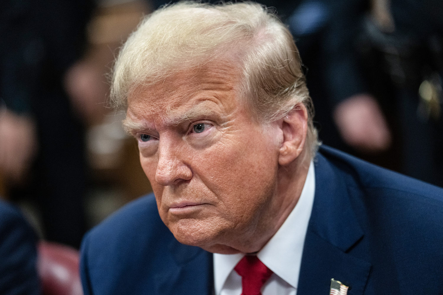 ‘At least if he wins I will be pardoned for electoral fraud,’ tabloid editor’s text reads at Trump trial