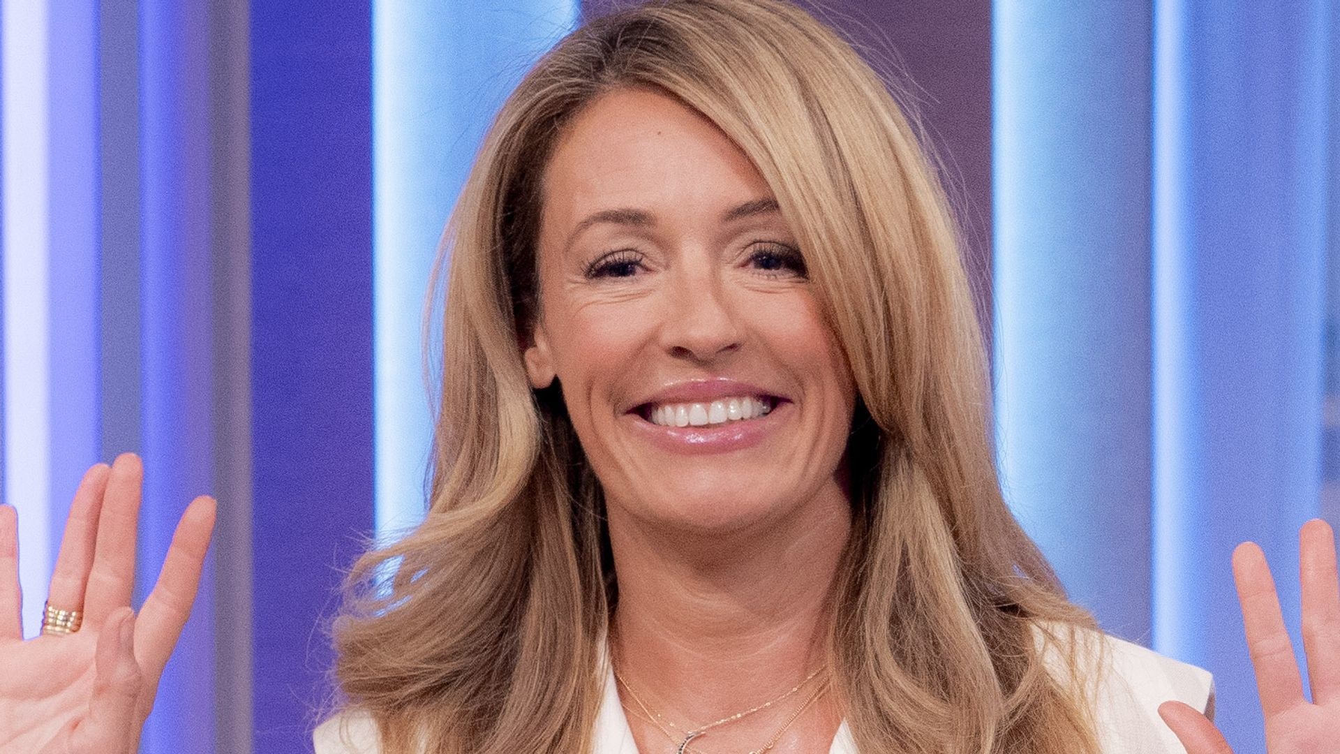 Cat Deeley makes a comeback in must-see super skinny leather trousers