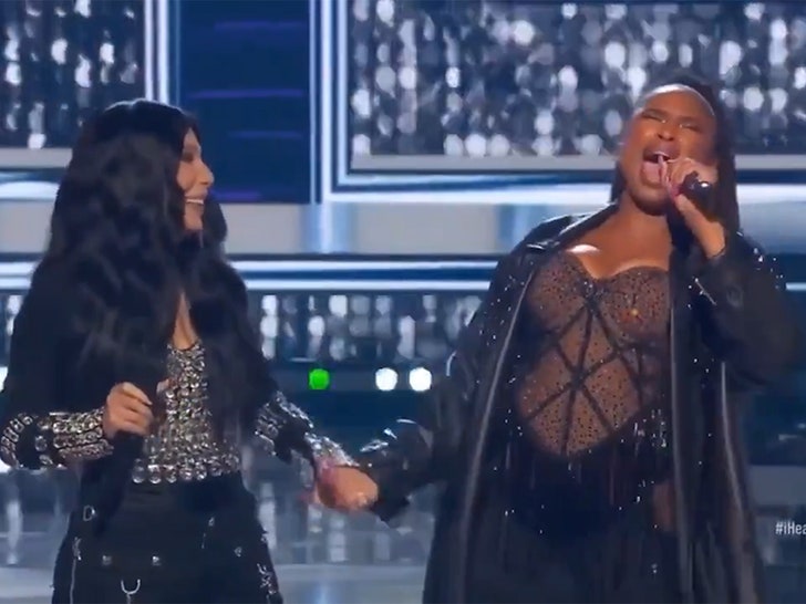 Cher Gets iHeart Icon Award But Fans Say Jennifer Hudson Tried to Upstage Her