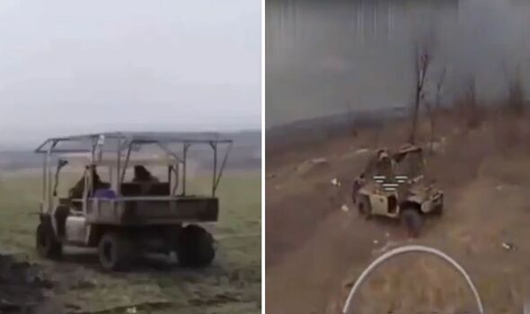 Desperate Putin’s troops forced to fight Ukraine in Chinese-made golf buggies
