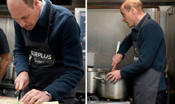 Everyone is saying the same thing as Prince William helps out in the kitchen
