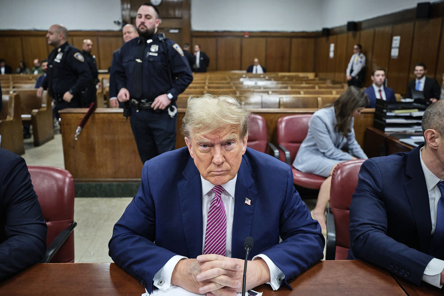 From stare-downs to shut-eye: Trump’s every move in criminal trial under the microscope