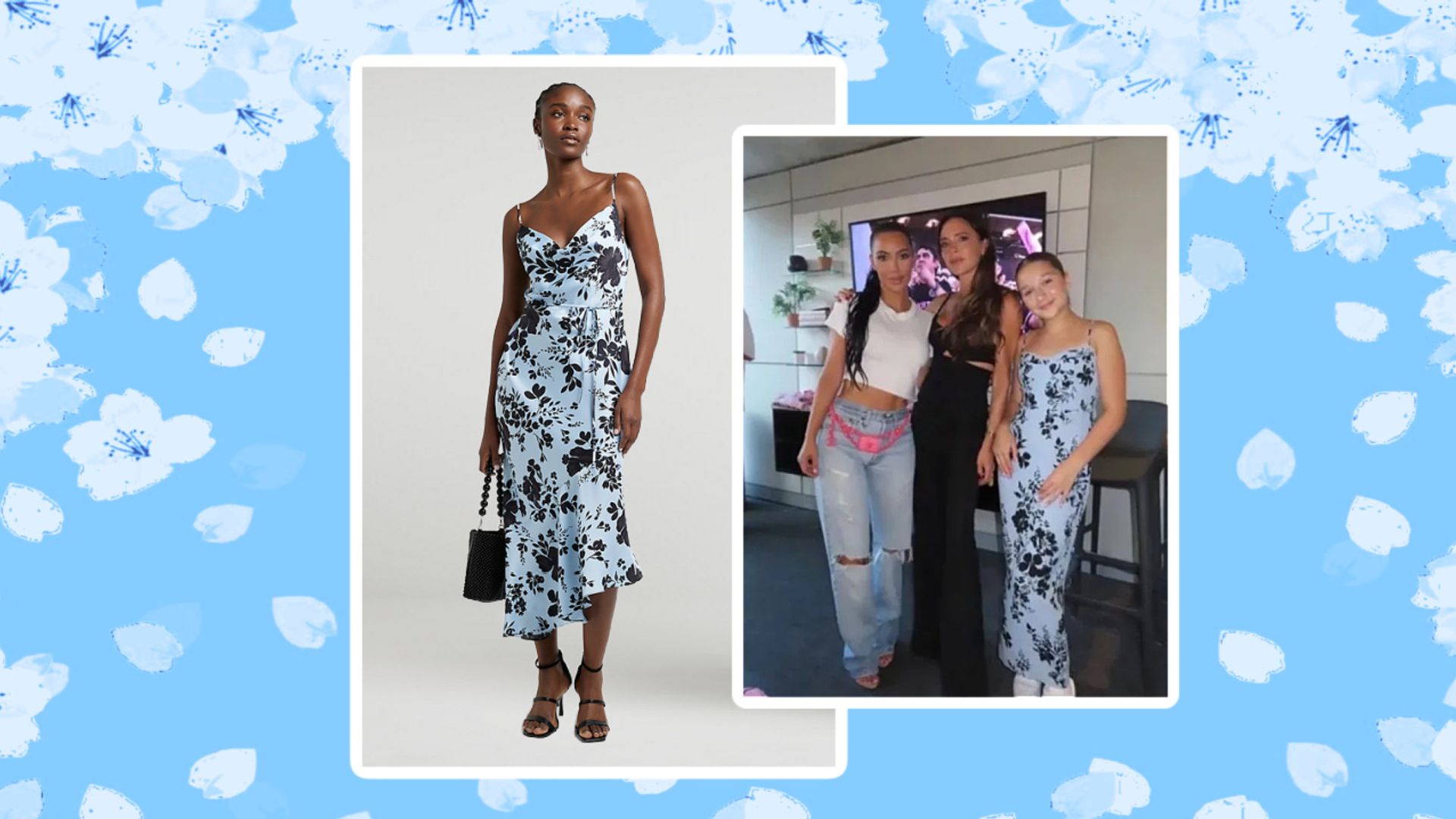 Harper Beckham’s floral Reformation dress seriously looks like this £45 River Island number