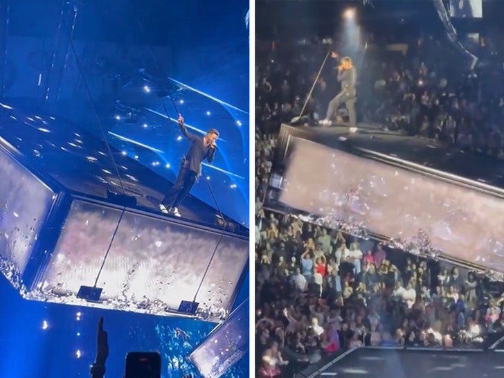 Justin Timberlake’s Rotating Floating Stage Impresses Concertgoers