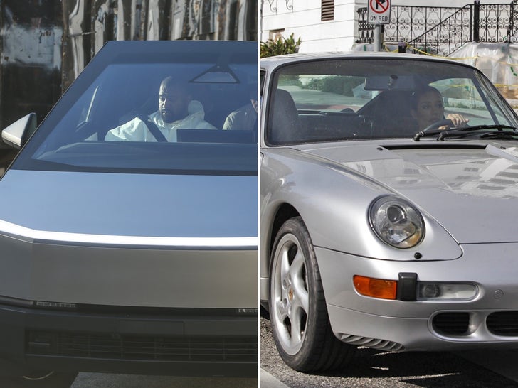 Kanye West & Bianca Censori Drive Around L.A. Hours After Alleged Battery