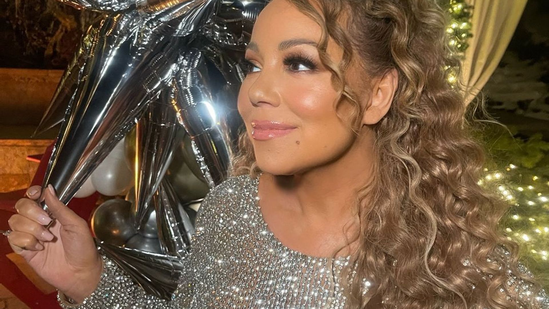 Mariah Carey dazzles in plunging mini dress amid 55th ‘anniversary’ celebrations
