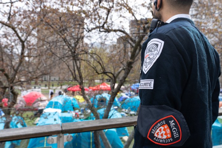 McGill University mulls ‘next steps’ as pro-Palestinian encampment triples in size