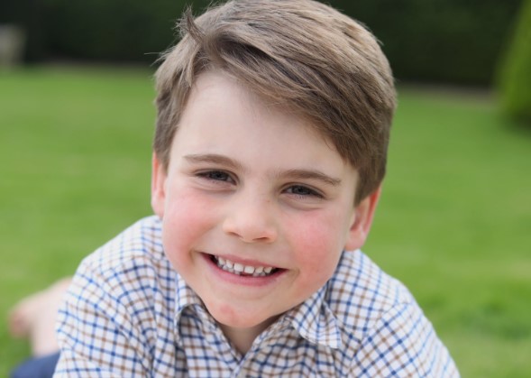 New Prince Louis birthday photo released, taken by Kate Middleton