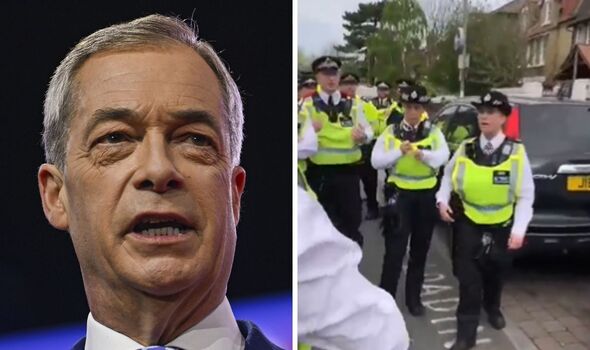 Nigel Farage tears apart police hypocrisy over response to anti-ULEZ activists