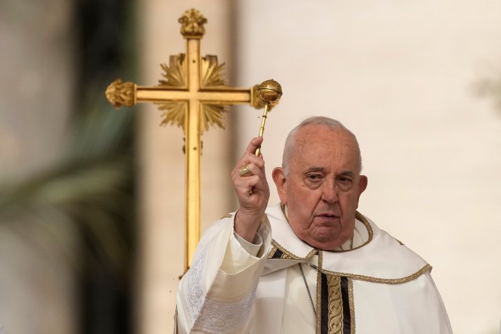 Pope Francis appeals for peace in Gaza and Ukraine during Easter Mass address