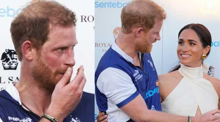 Prince Harry mocked for wiping nose on shirt in new viral video