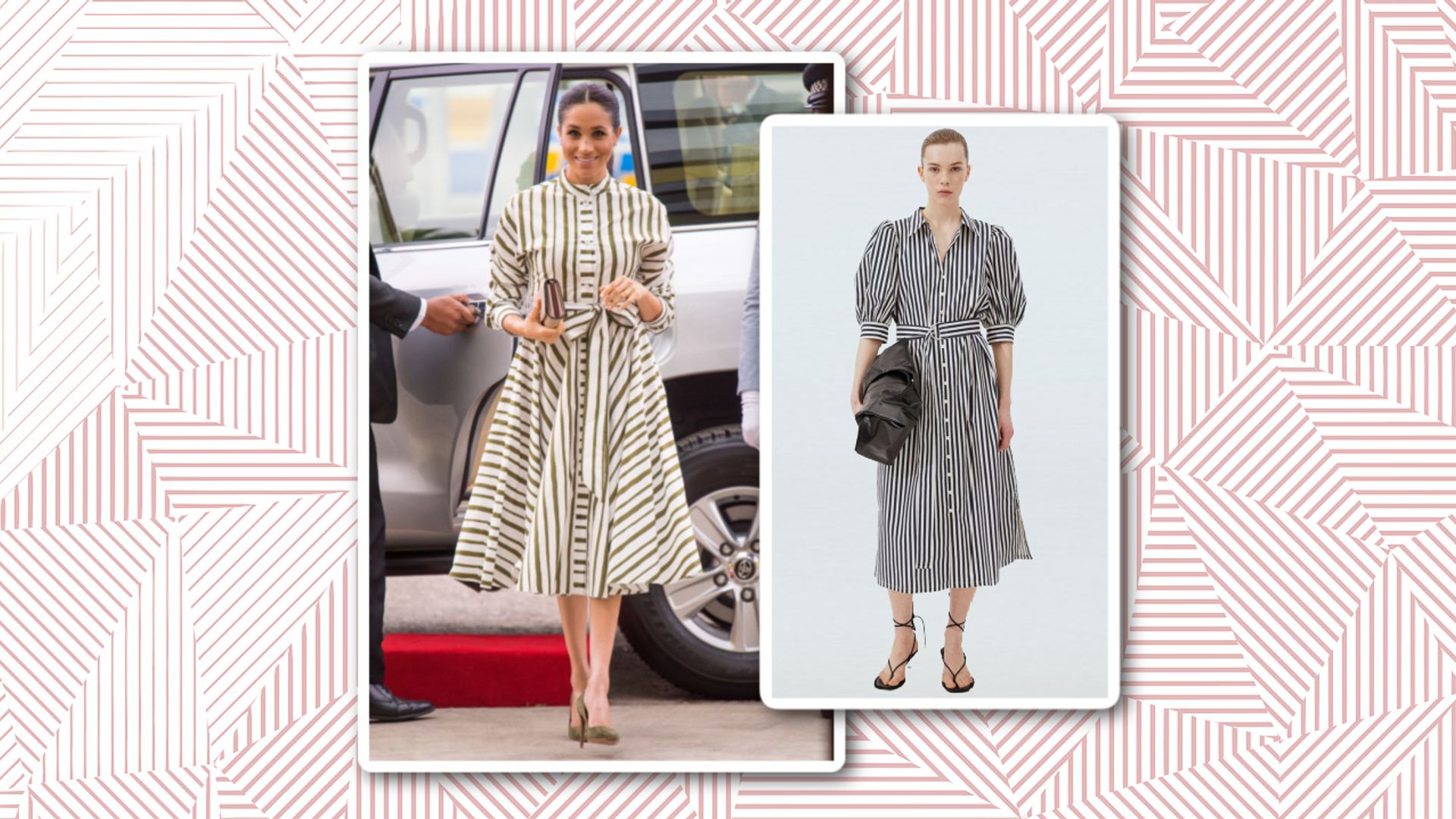 Remember Meghan Markle’s chic striped shirt dress? You have to see H&M’s new-season version