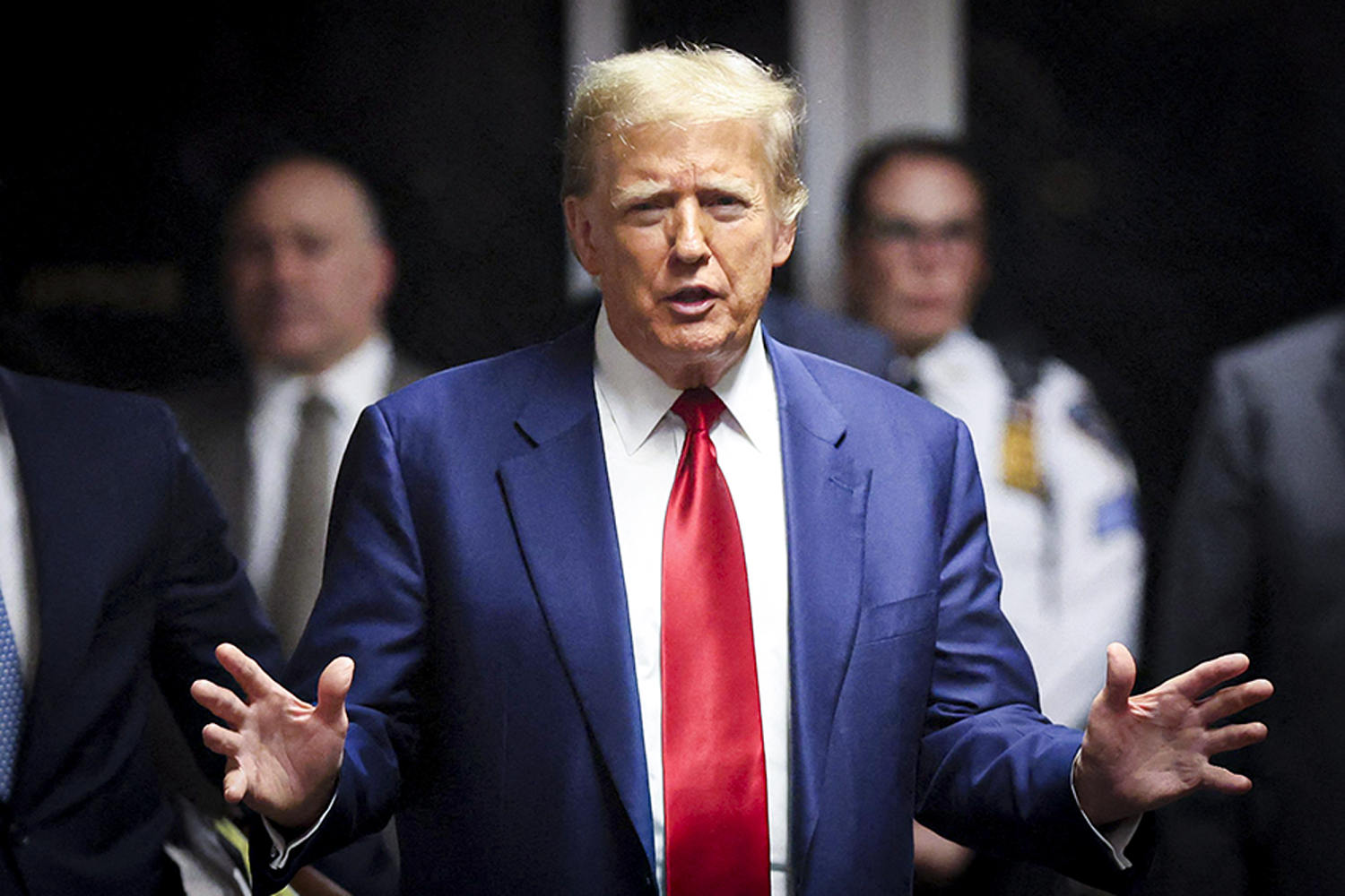 Trump on trial tests his political wherewithal — and American resolve