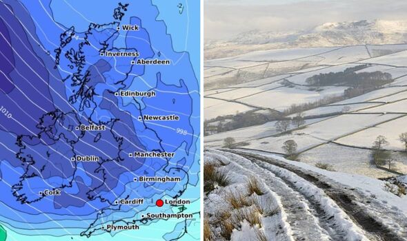 UK snow forecast: Met Office verdict as maps show 0C Arctic ice blast hitting UK