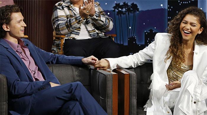 Zendaya stands by Tom Holland after calls to address racial abuse