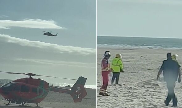 Barmouth Beach emergency: Two coastguard helicopters scrambled to major rescue mission
