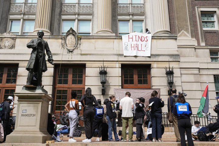 Columbia student protesters face expulsion after taking over campus building
