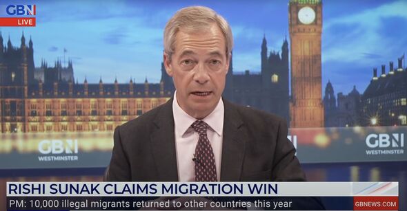 ‘I’m sick of this!’: Nigel Farage blasts Rishi Sunak’s dishonesty on migration