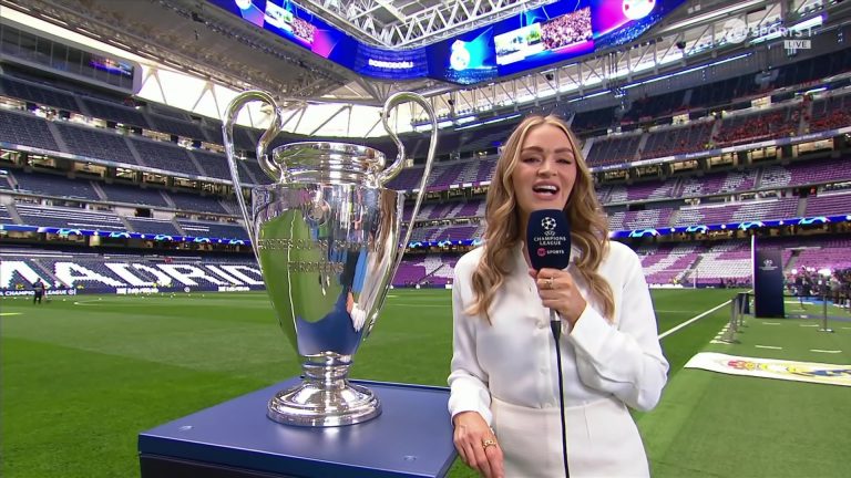Laura Woods wows fans in ‘spectacular’ outfit live on TNT Sports for Real Madrid vs Bayern Munich Champions League clash