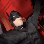 MMA star walks to cage in Batman costume… before winning with brutal chokehold and gifting opponent a CHOCOLATE bar