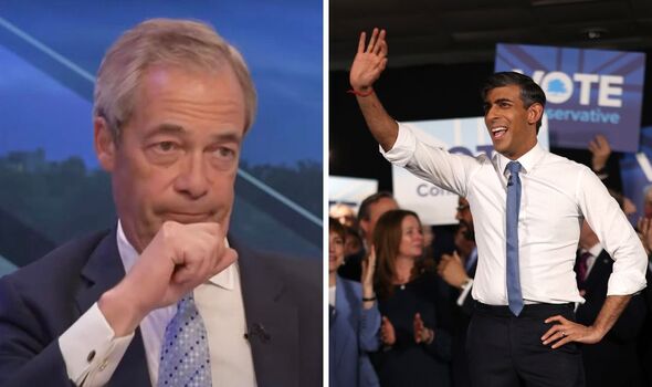 Nigel Farage says Rishi Sunak called early General Election as PM fears his return
