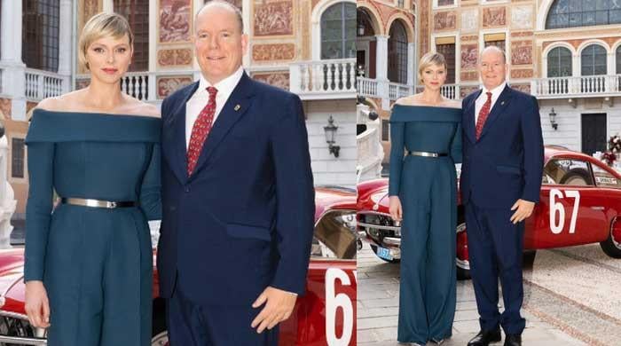 Princess Charlene puts on stylish display at Monaco Grand Prix