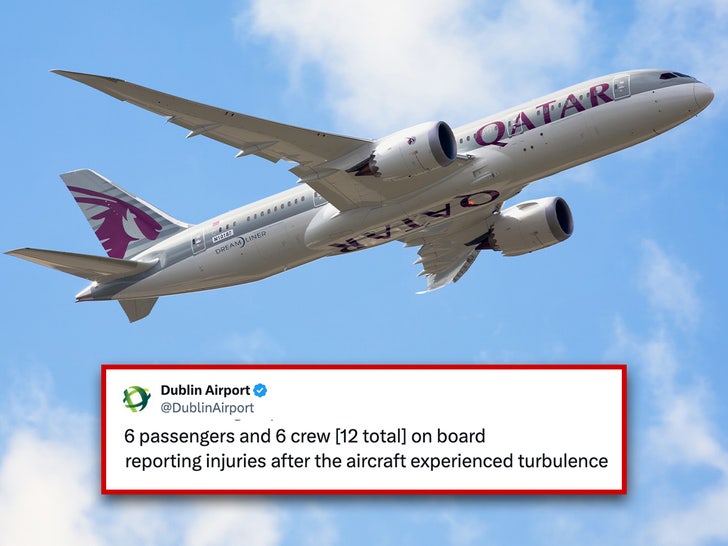 Qatar Airways Boeing 787 Hit By Intense Turbulence, 12 Injured