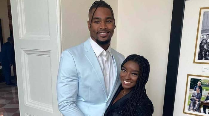 Simone Biles lashes out at online criticism of her husband Jonathan Owens